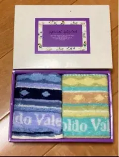 leopoldo valentino フェイスタオル箱入り(2枚)