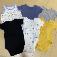男の子　肌着　ボディスーツ　半袖　ノースリーブ　6点セット　夏　H&M