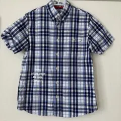 J.PRESS 半袖チェックシャツ 150サイズ