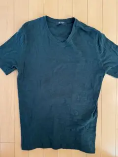 ナノユニバース　メンズ　Tシャツ　Mサイズ半袖　グリーン　緑
