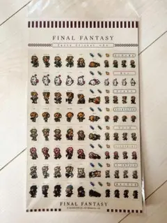 ファイナルファンタジー モーションステッカー B ドット絵シール