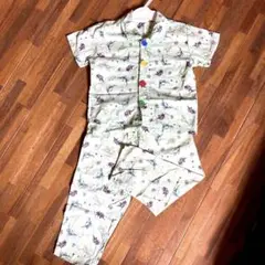 恐竜半袖パジャマ キッズ 100cm