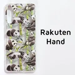 Rakuten Hand ケース クリア パンダ 透明 楽天ハンド