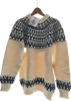 GUERNSEY WOOLLENS ガンジーウーレンズ ノルディック ニット M