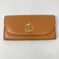 GUCCI グッチ 財布 Gロゴ キャメル系 レディース ブランド