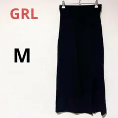 【グレイル】スリット入り ニットタイトスカート　セクシー　肌見せ