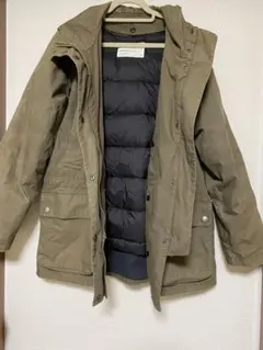 MHL. マウンテンパーカー ダウンライナー付き M~L レディース カーキ