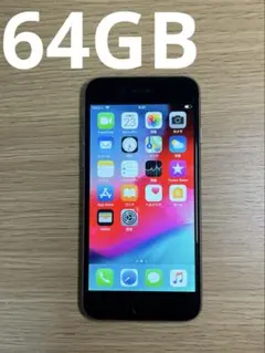 iPhone6 スペースグレイ　docomo 64GB 94%