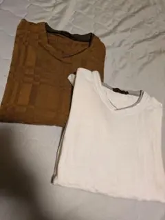 INSPIREのＬサイズ 長袖カットソー２枚組