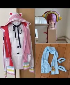 【一部未使用】ワンピース ウタ コスプレ ウィッグ付