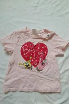 H&M スポンジボブ Tシャツ 6-9m