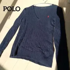 POLO RALPH LAUREN Vネックカシミヤウール