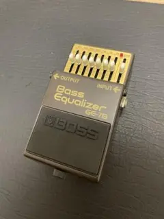 日本製　BOSS ベースエフェクター GE-7B 美品　本体のみ Boss GE-7B Bass Equalizer Japan Black Label Guitar Effect