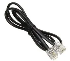 ❤️ラスト１点❤️ RJ11 - RJ11 ケーブル1m電話コード 電話線