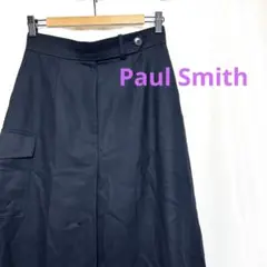 美品　PaulSmith ポールスミス　ロング スカート　濃紺　ネイビー　M