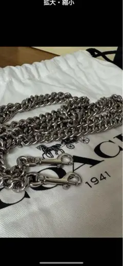 coach バッグ　チェーンストラップ