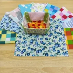 ★A739★ カットクロス/プリント生地/国産/25cm×25cm/10点