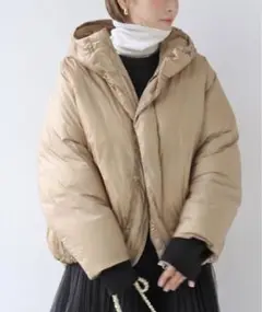 Deuxieme Classe ダウンジャケット ベージュ
