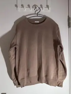 GU ベージュ スウェット Sサイズ
