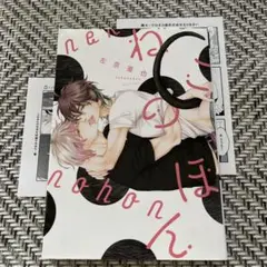 ねこのほん　左京亜也　ペーパー2枚付き
