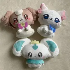 ぷちきゅあ～Precure Fairies～ ぬいぐるみ　こむぎ　ゆき　ぽるん