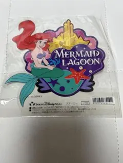 ディズニーシー　リトルマーメイド　ステッカー　マーメイドラグーン