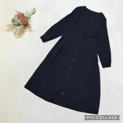 グローブ 【M】 ロングワンピース きれいめ Vネック 春夏秋 フォーマル 美品