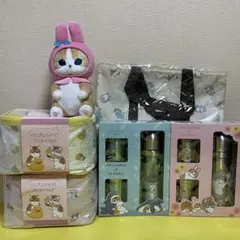 モフサンド ステンレスボトル 2種 バニティバック2種 ぬいぐるみ　保冷バッグ
