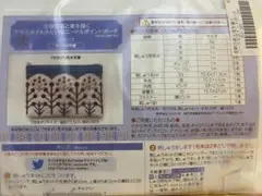 【新品未使用】ニードルポイントポーチキット　リンゴ