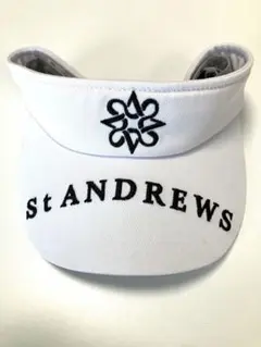 新品★ St ANDREWS バイザー　ホワイト　フリー