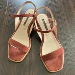 PELLICO ブラウン スエード コンフォートサンダル