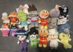 【新品未使用】アンパンマン ぬいぐるみセット 15体