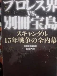 プロレス界 vs. 別冊宝島 スキャンダル