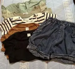 週末限定価格　女の子　トップス　半袖　ボトムス　ハーフパンツ　120 まとめ売り