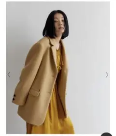 Casa fline ミックスウールジャケットコート