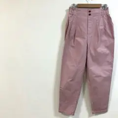 C2748 スタジオクリップ（M）カジュアルパンツ　ハイウェスト　綿　ストレッチ