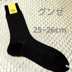TAKEO KIKUCHI ネイビーブルービジネスソックス 25~26 cm