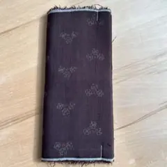 洗い張り反物　昭和レトロ 茶系