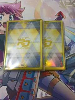 ラッシュデュエル　遊戯王の日　スリーブ　黄色