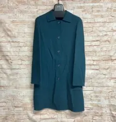 m-2184✩.*˚ Maniglia 未使用品 鮮やかグリーンスプリングコート