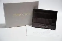 ジミーチュウ JIMMY CHOO 二つ折り財布 メタリックパープル