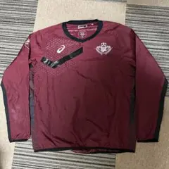 【美品】　早稲田大学　ア式蹴球部　ピステ　L アシックス　大学サッカー