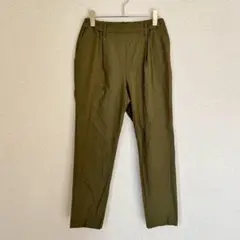 a.v.v テーパードパンツ カーキ Mサイズ ストレッチ入り 美シルエット