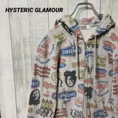 HYSTERIC GLAMOUR ヒステリックグラマー 総柄パーカーS
