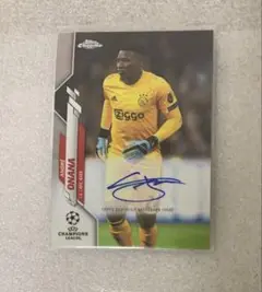 Auto Onana Topps Chrome 2019 直筆サインカード