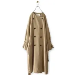 ☆美品◆アーバンリサーチ◆ ノーカラーロングトレンチコート