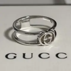 GUCCI 新品同様品　インターロッキングリング　925シルバー　10号#11