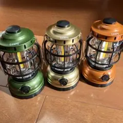 CAMPS COB調光ランタンライト3個(新品)