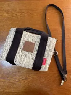 スヌーピー　カゴバッグ　ショルダー　2way