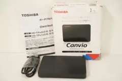 東芝 Canvio 1TB ポータブルHDD HD-TPA1U3-B/N